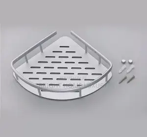 Anti-Rust Single Layer Bathroom Wall Corner Rack/ Storage