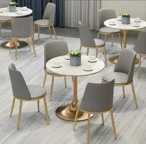 Luxurious and Elegant Set of Four Chairs and a Table