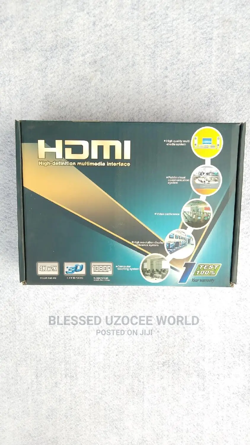 4 Port/ Ways Hdmi Splitter High- Definition
