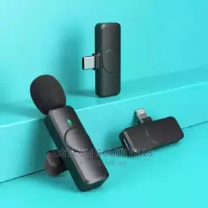 Wireless Lavalier Microphone for iPhone and Type-C 2 in 1