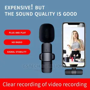 Wireless Bluetooth Microphone for iPhone and Android Phone