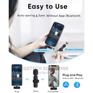 Wireless Lavalier Lapel Microphone - For iPhone And Android