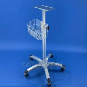Hospital Medical Patient Monitor Trolley Cart for Clinic