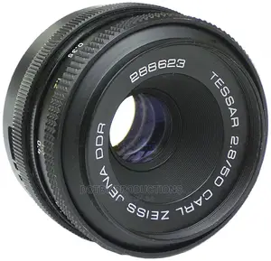 Carl Zeiss Jena Ddr Tessar 50mm F/2.8 Lens With Ef Mount