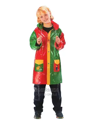 Water Proof Children Rain Coat - Multicolor