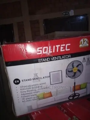 Solitec Standing Fan With 12 Month Warranty Brand New