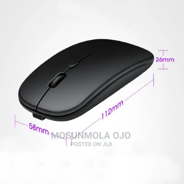 Wireless Rechargeable Mouse -Black