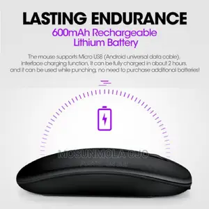Wireless Rechargeable Mouse -Black