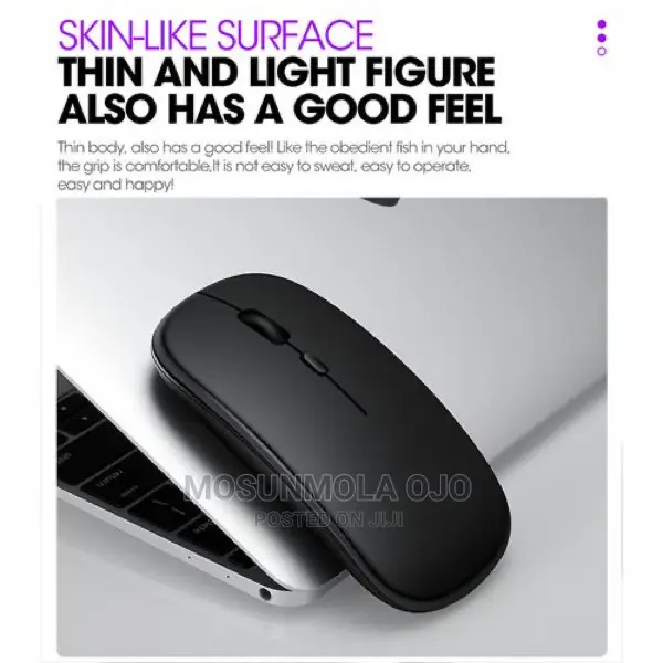 Wireless Rechargeable Mouse -Black