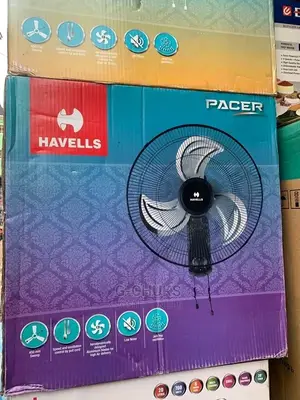 Havell Girik 400mm Wall Fan - Black