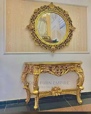 Imported New Design of Royal Console Mirror