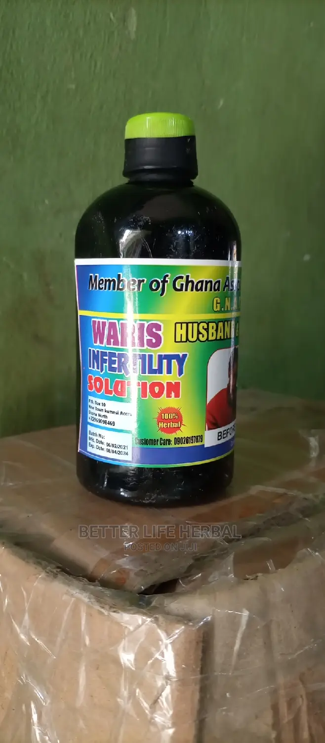 Waris Infertility Solution Herbal Mixture.