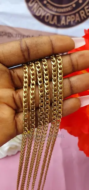 Gold Cuban Flat Chain