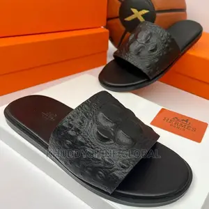 Hermes Paris Palm Slippers
