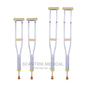 After Surgery Under Arm Crutches