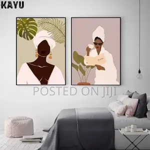 Fashion Afro Girl Art Print