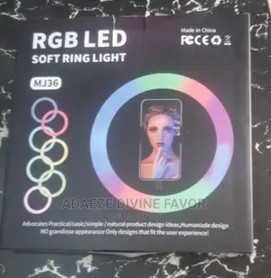 RGB LED Soft Ring Light MJ36