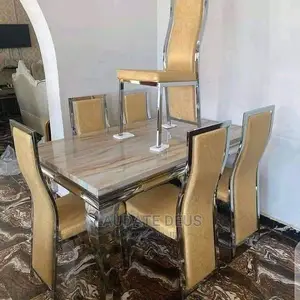 Marble Dining Table With 6 Seaters