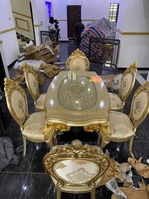 Royal Wooden Dining Table With 6 Chairs