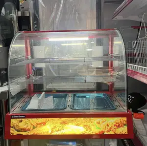 2 Plates Snacks Display Warmer
