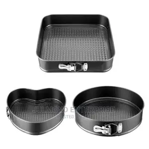 3pc Cake Mold Bakeware Set