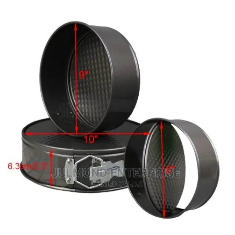 3pc Cake Mold Bakeware Set