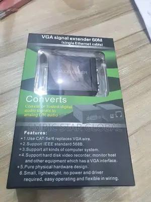 Vga to Ethernet Signal Extender 60M