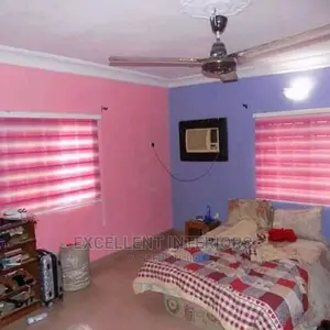 Pink Color Day and Night Window Blinds.