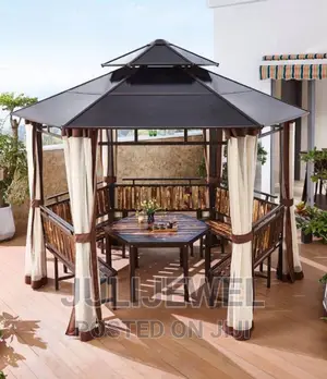 Outdoor Luxury Gazebo Dining Tent of 15 Seater