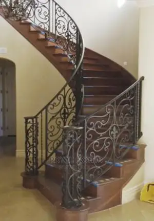 Original Foreign Imported Wrought Iron Handrail