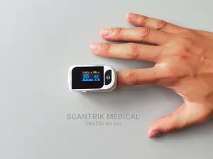 Pulse Rate Monitor With Battery (Blue) for Hospital