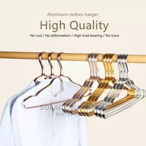 10 PCS Cloth Hangers, Luxury High Quality Aluminum Hangers