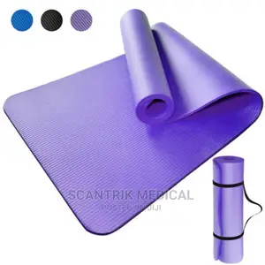 Portable Yoga Mat Sports Fitness Mat Thick Comfort Foam