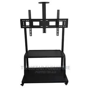 Modern Tv Stand With Trolleys for Large Tv Panels 55 - 120