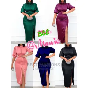 Lady Satin Long Dress