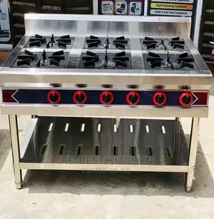 Six Burner Gas Cooker