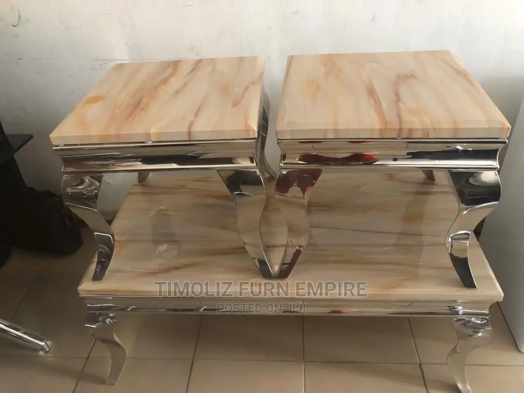 Classic Marble Centre Tables With Two Side Tablehigh Quality