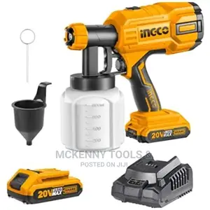 Ingco Cordless Paint Spray Gun 20v With Battery And Charger