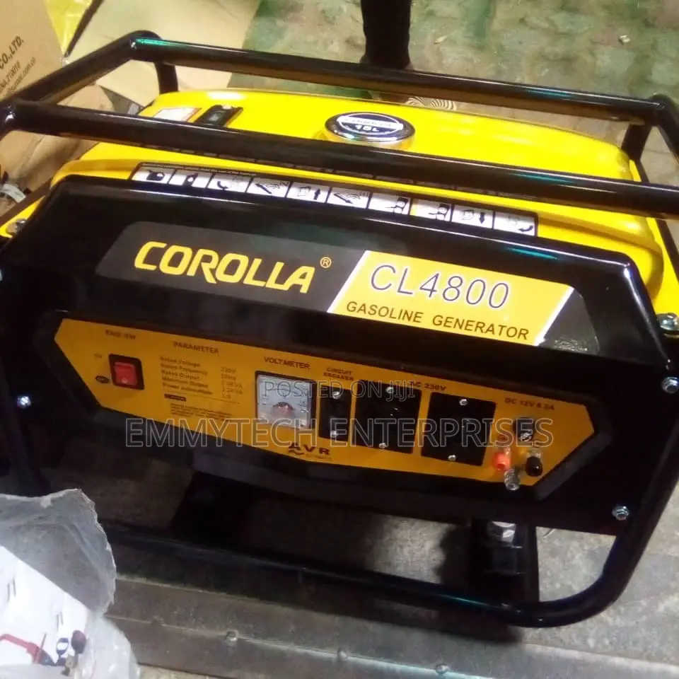 Corolla Generator Set 3.5kva Manual Start Durable