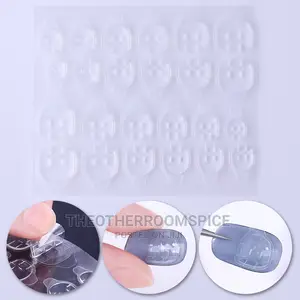 Double Sided Adhesive Clear Glue Stickers Nail Art Tip