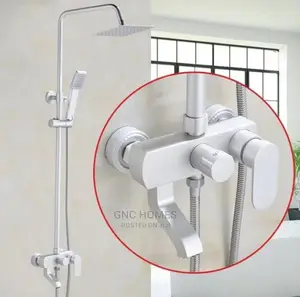 White Castle Standing Shower Mixer