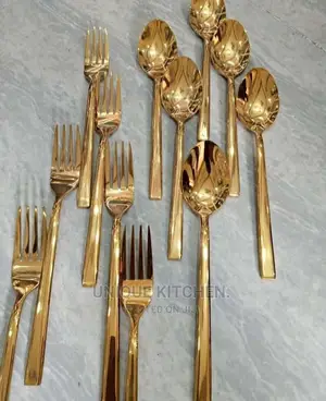 24pcs Golden Cutleries