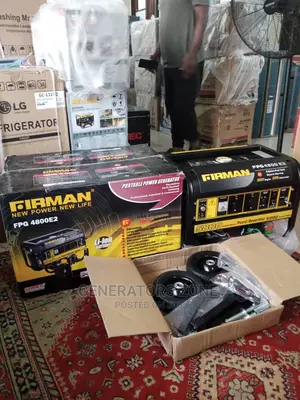 Silent Firman Key Start Generator Fpg4800e2 6.5kva