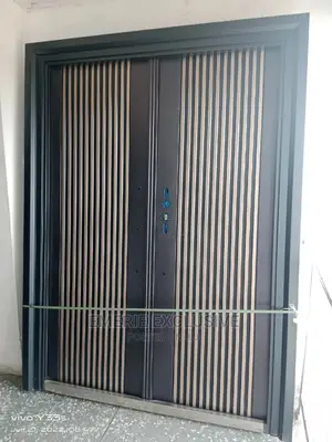 5ft: Security Entrance Copper Door With Royal Handle