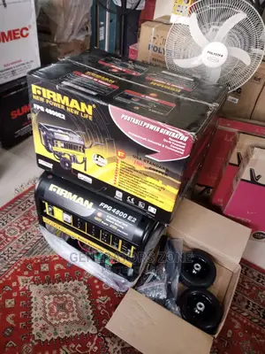 Firman Fpg4800e2 Key Starter Generator 6.5kva With Tyres