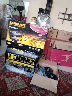 New Firman Generator With Tyres Fpg4800e2 6.5kva Automatic