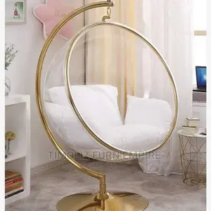 Gold Transparent Swing Chair/High Class.