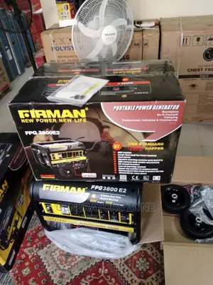 Firman Low Noise Tech Generator Fpg3800e2 5.5kva- Key Start