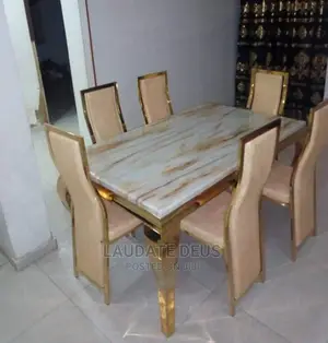 Marble Dining Table With 6 Seaters