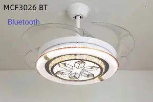 Chandelier Fan Light With Bluetooth and Remote Control